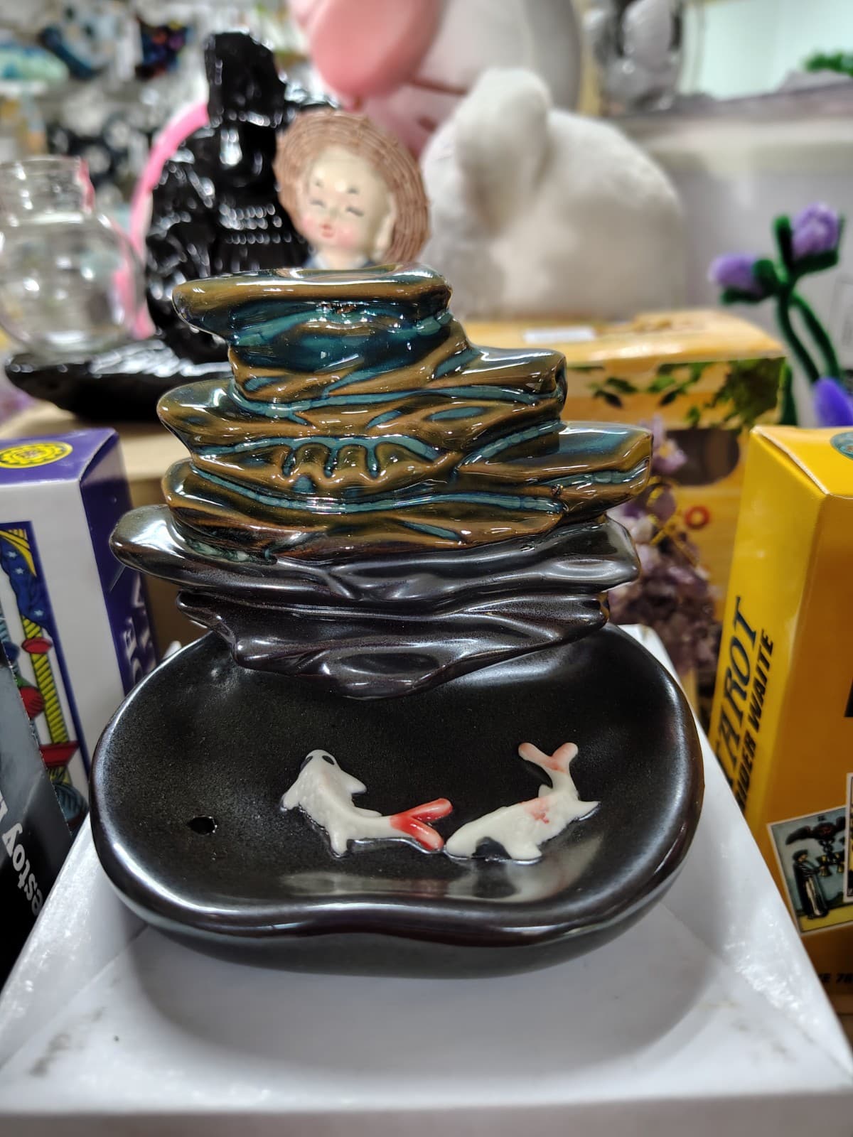 Cascada de humo con aroma de regalo 