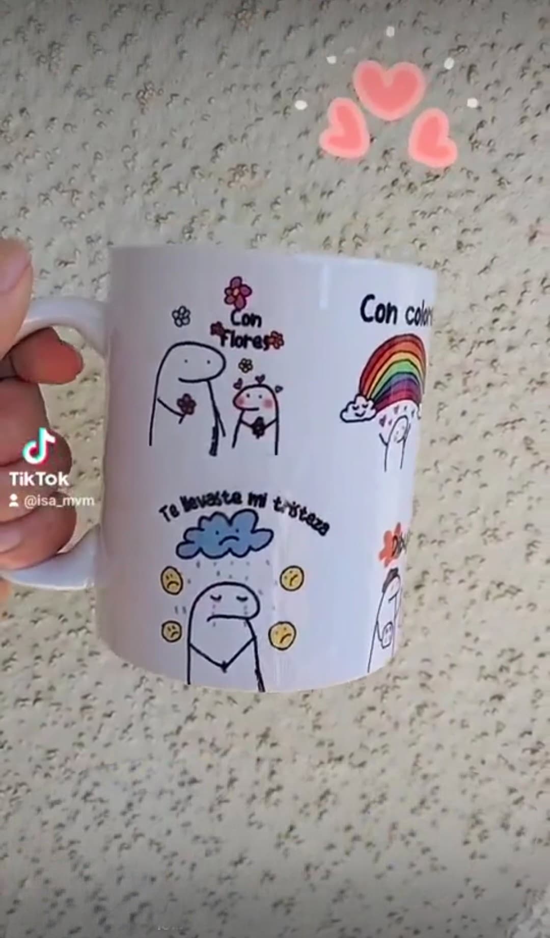 Tazón sublimado Con flores te llevaste...