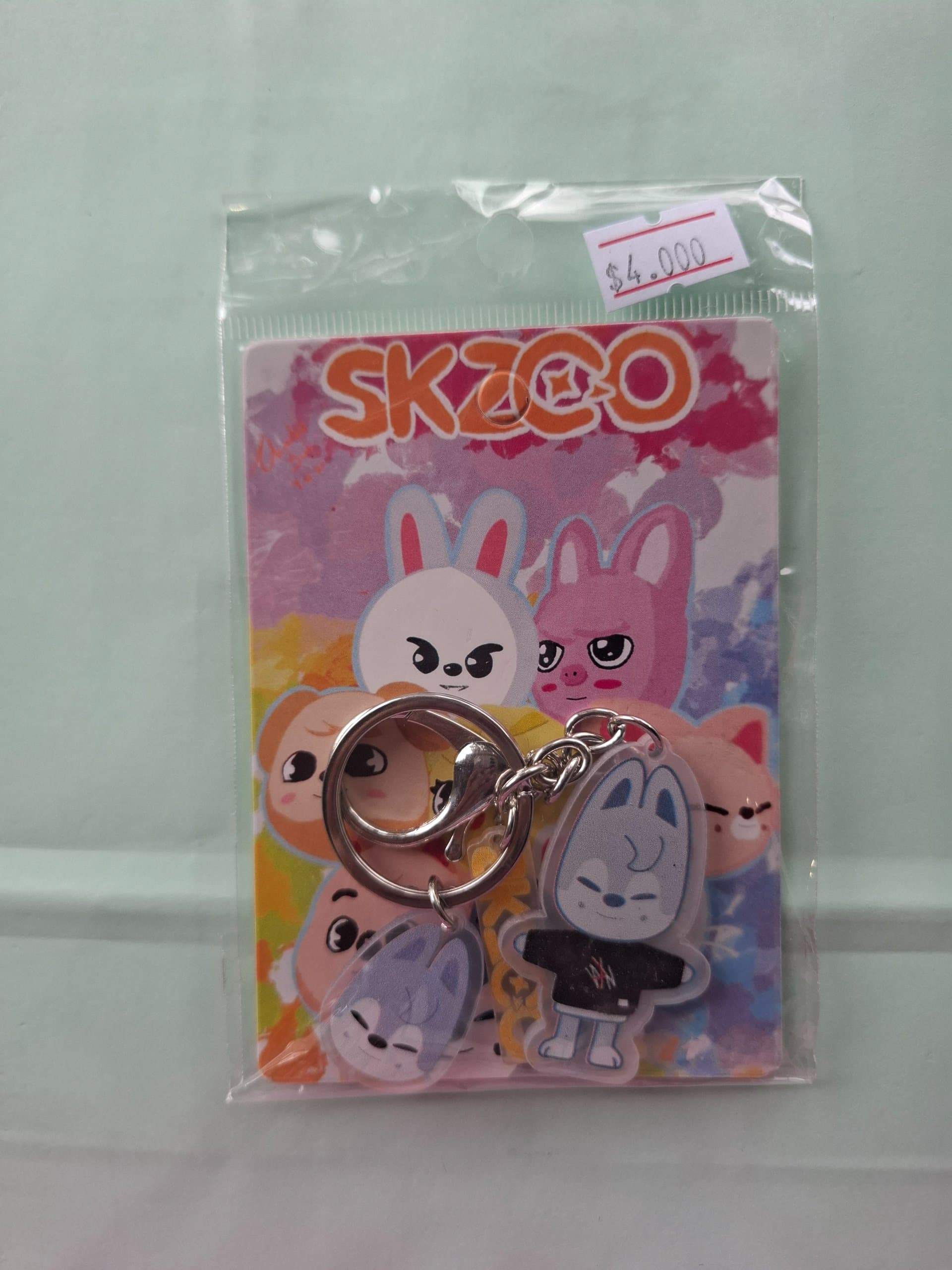 Llavero acrílico Bangchan Skzoo