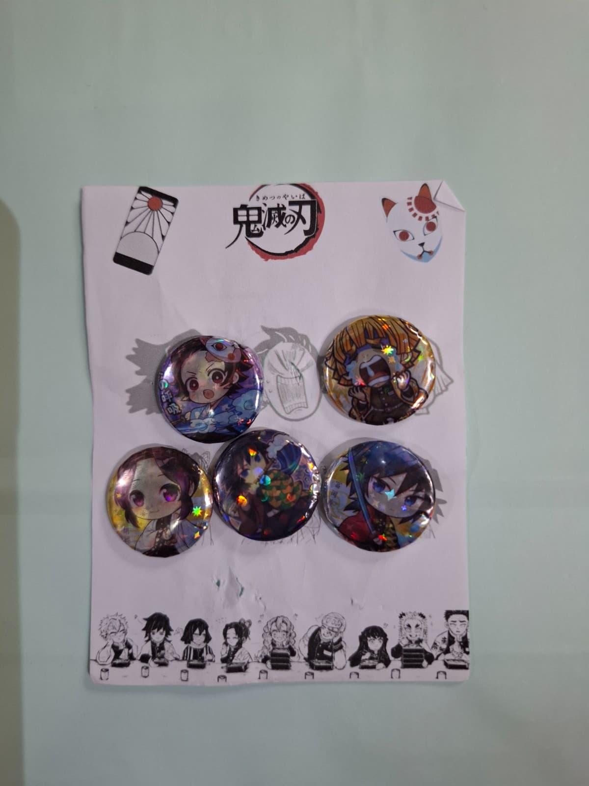 Chapitas Demon Slayer