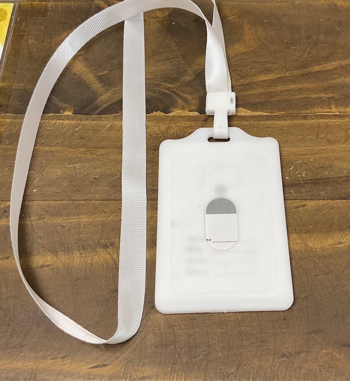 Portacredencial Blanco