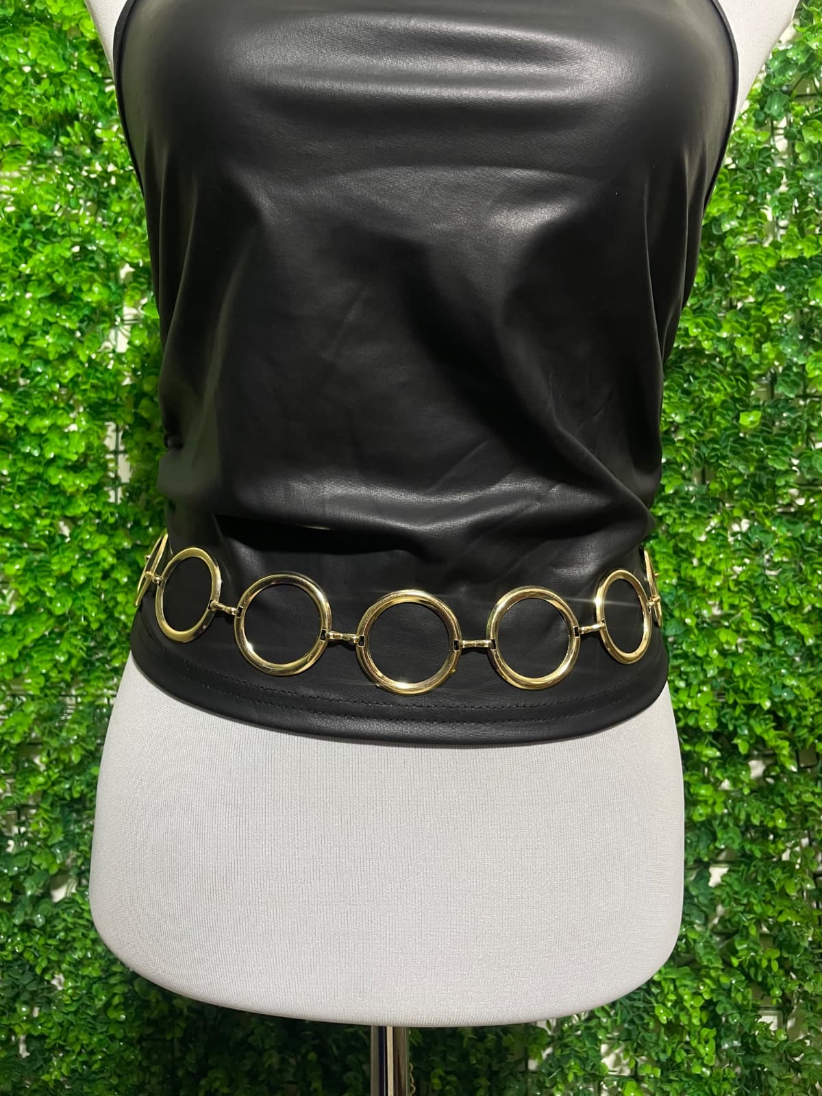 Cinturón Argollas Doradas