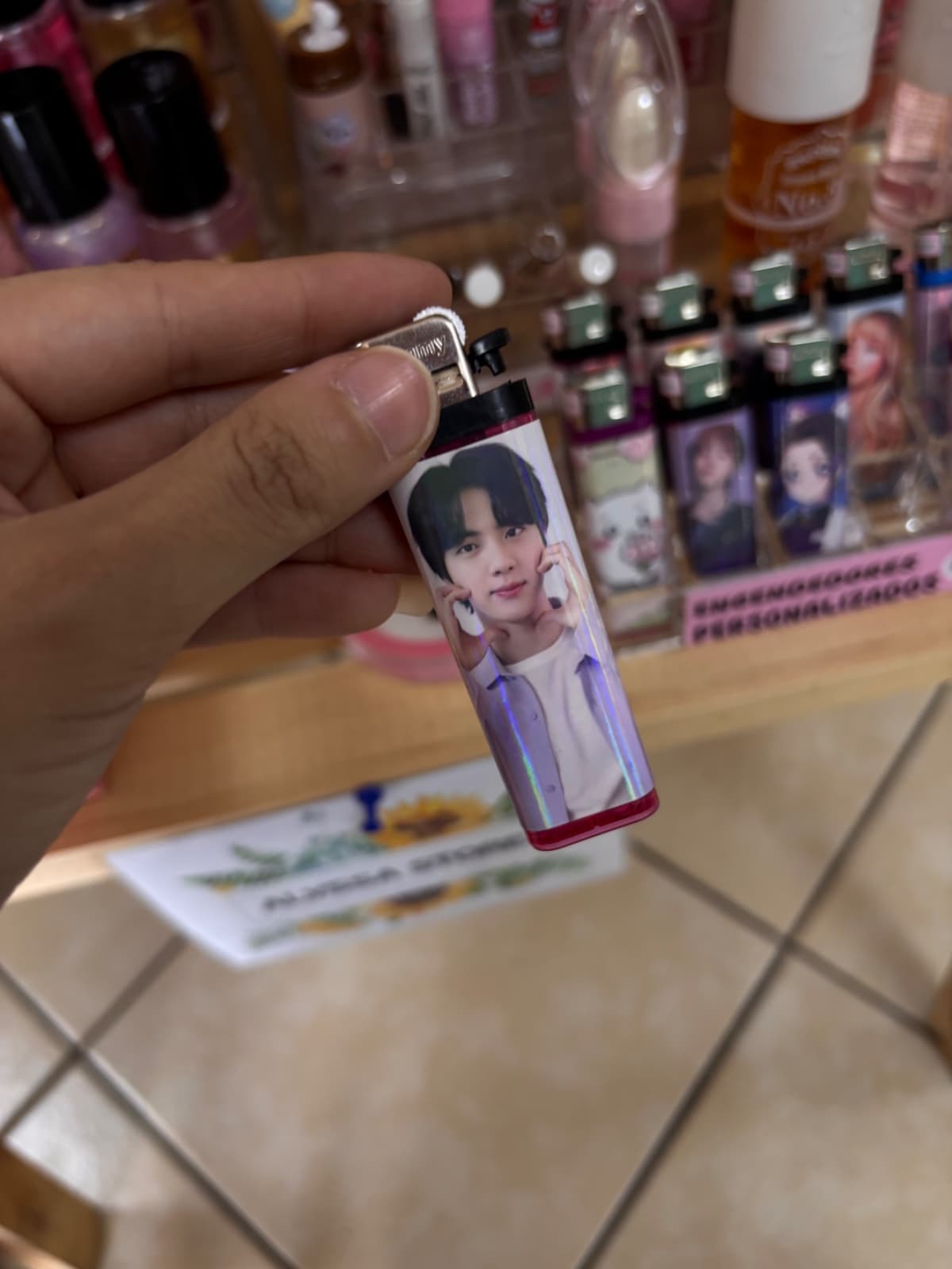 Encendedor Jin de BTS