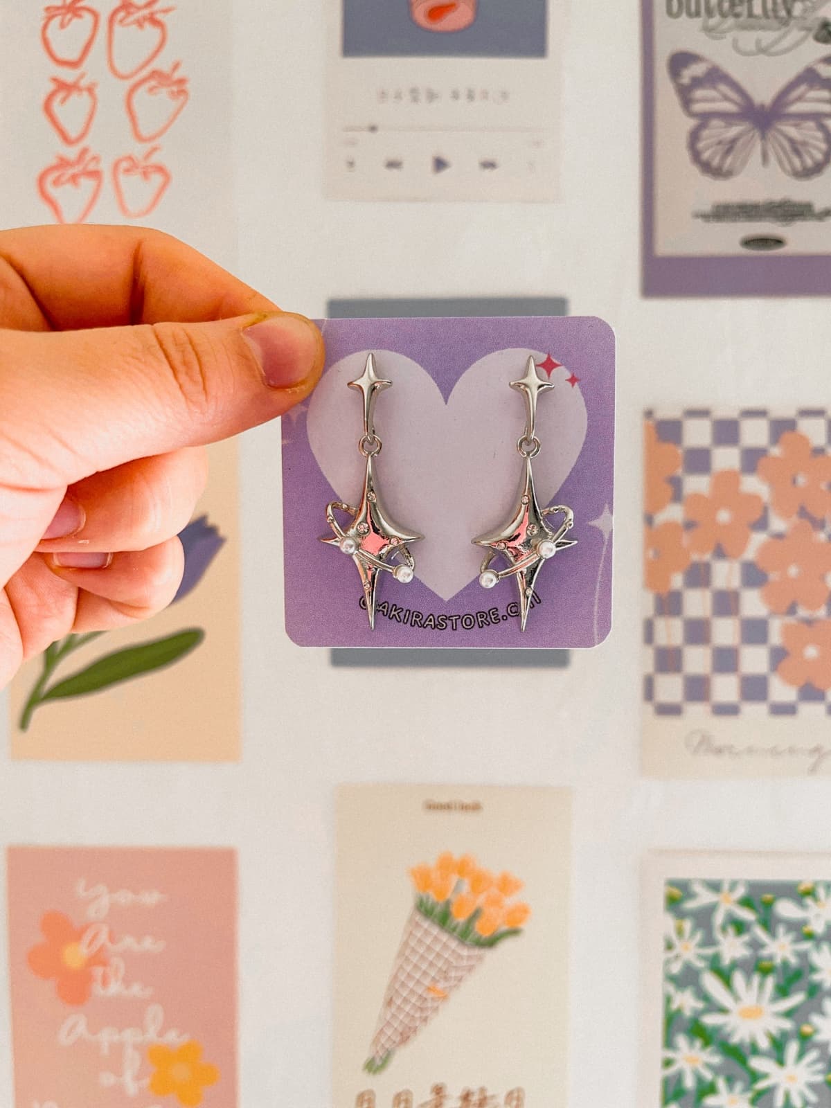 aros destello plateado