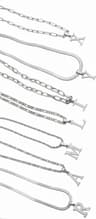Cadenas + Colgante “Letras”  Acero  1