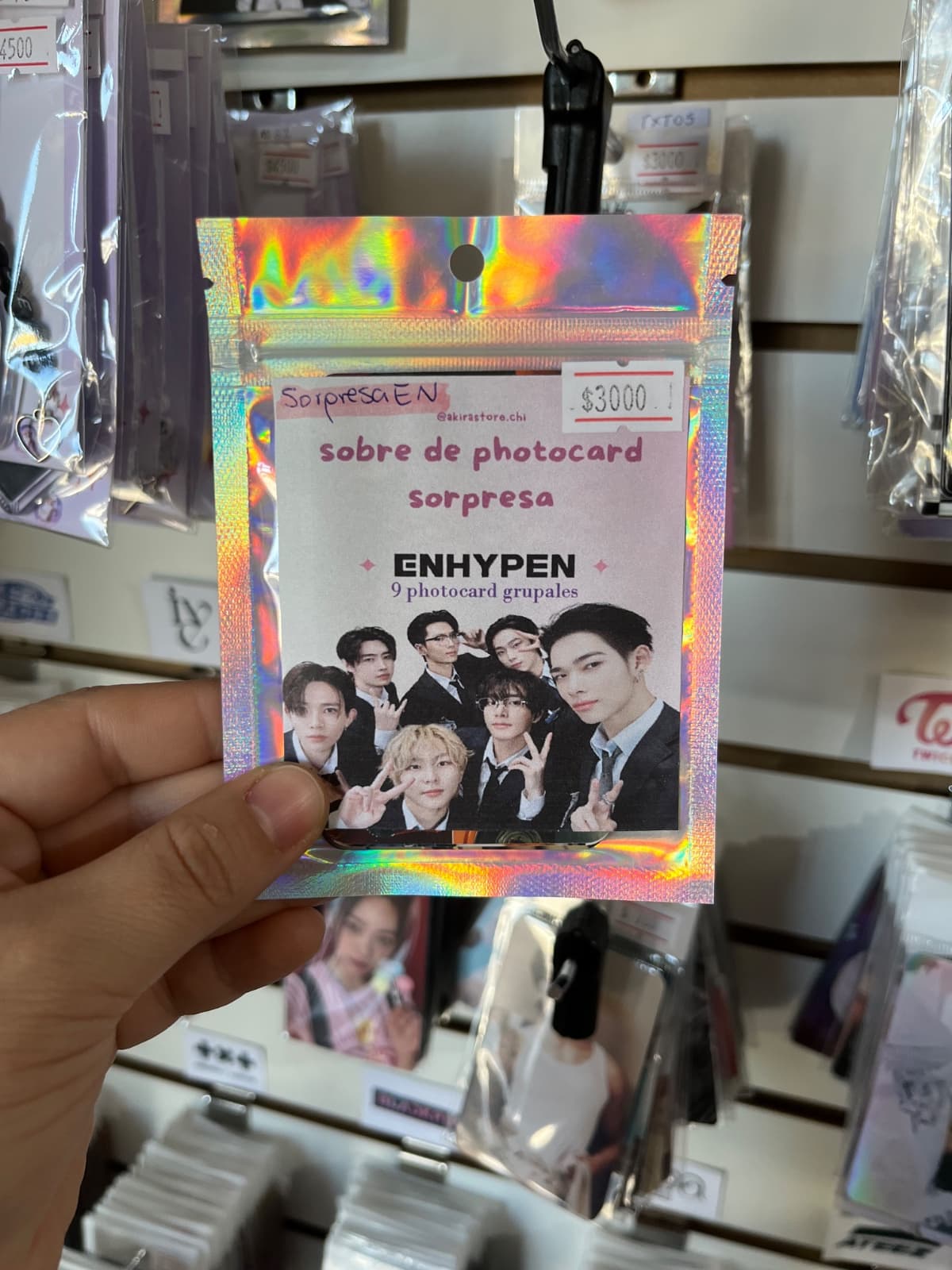 sobre sorpresa enhypen