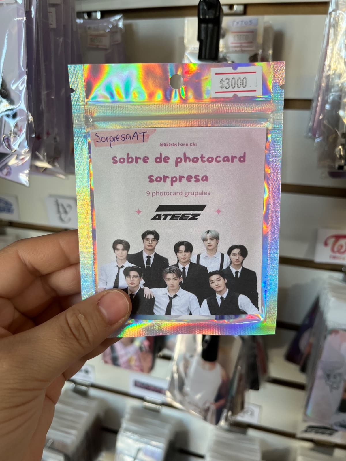 sobre sorpresa ateez