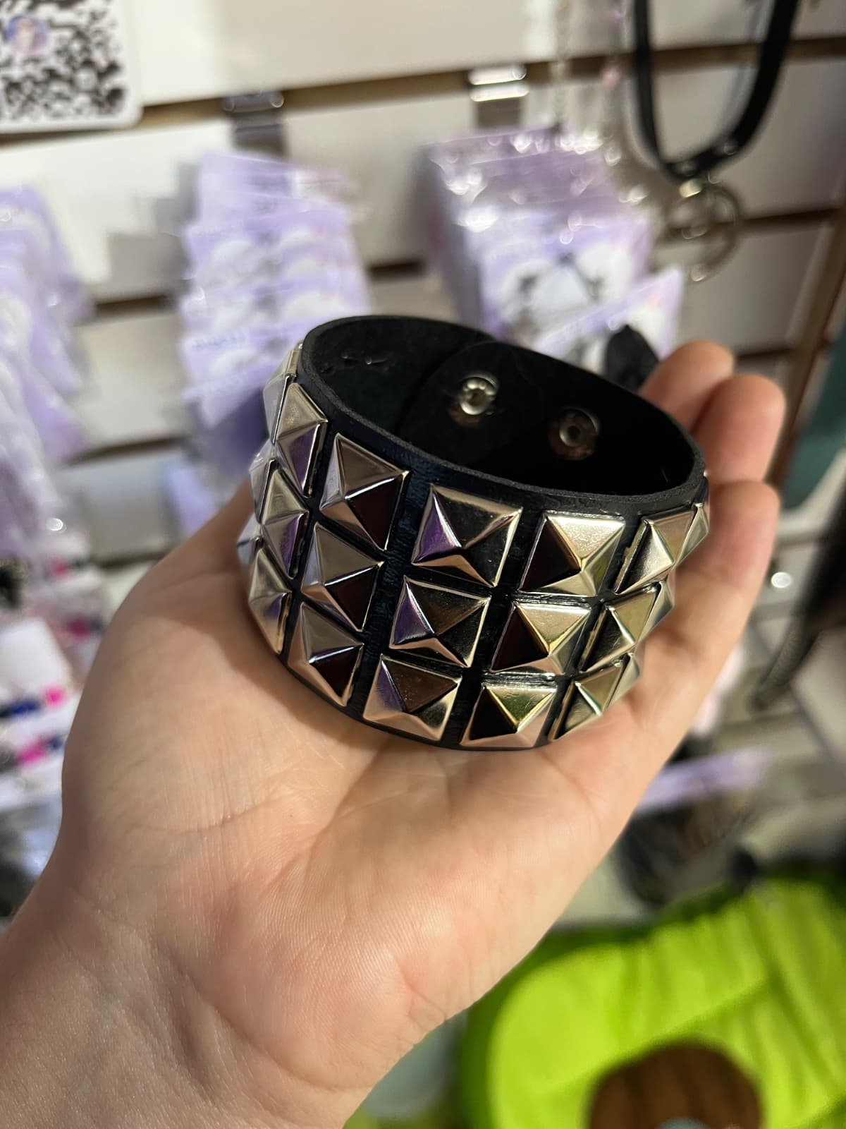 pulseras cuero sintético 