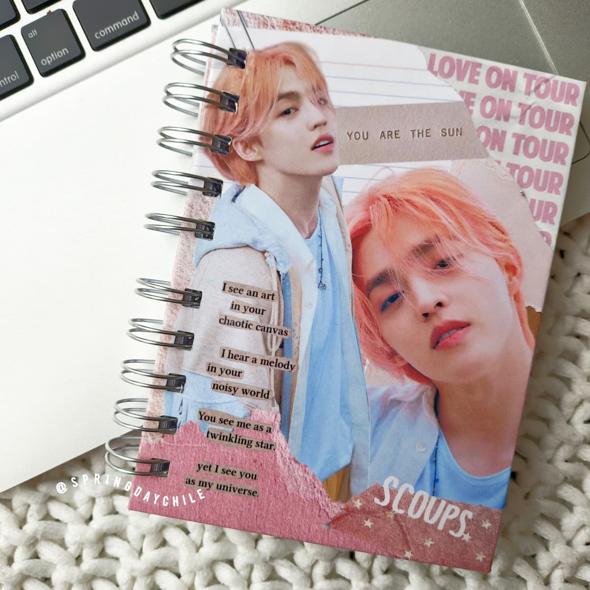 Mini Cuaderno SCOUPS PINK 