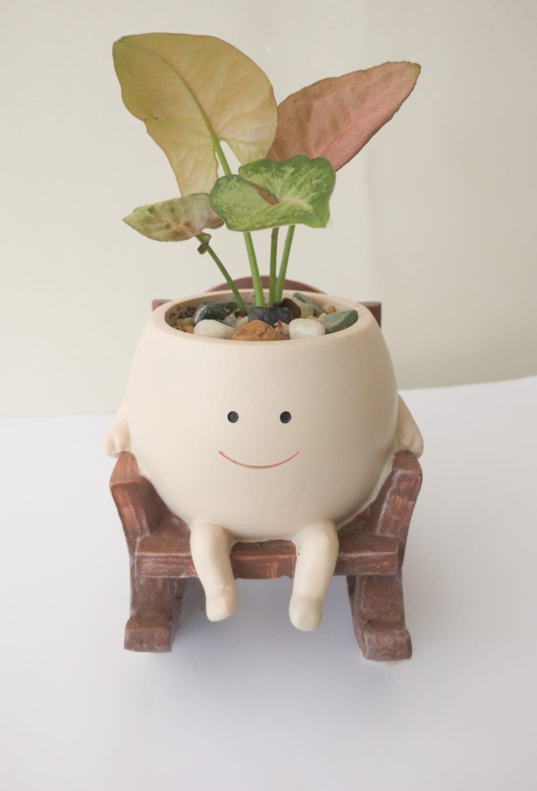 Maceta silla mecedora