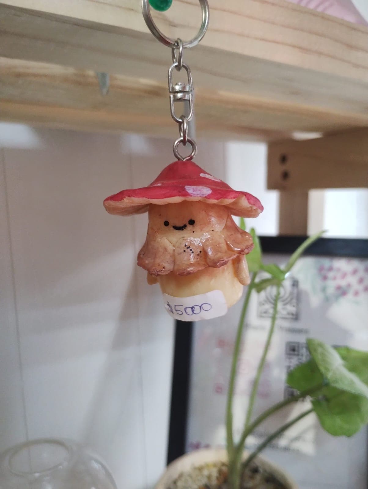 llavero honguito artesanal