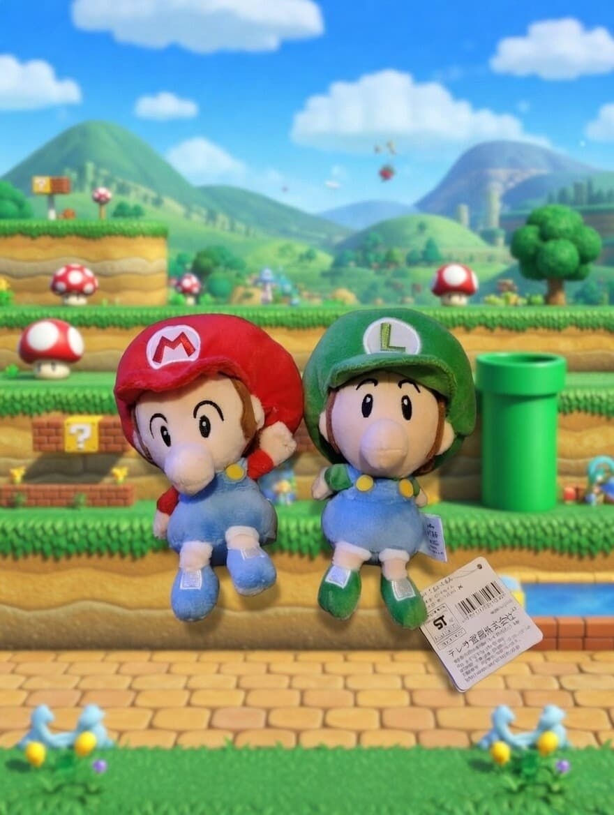 Peluches de Super Mario Baby