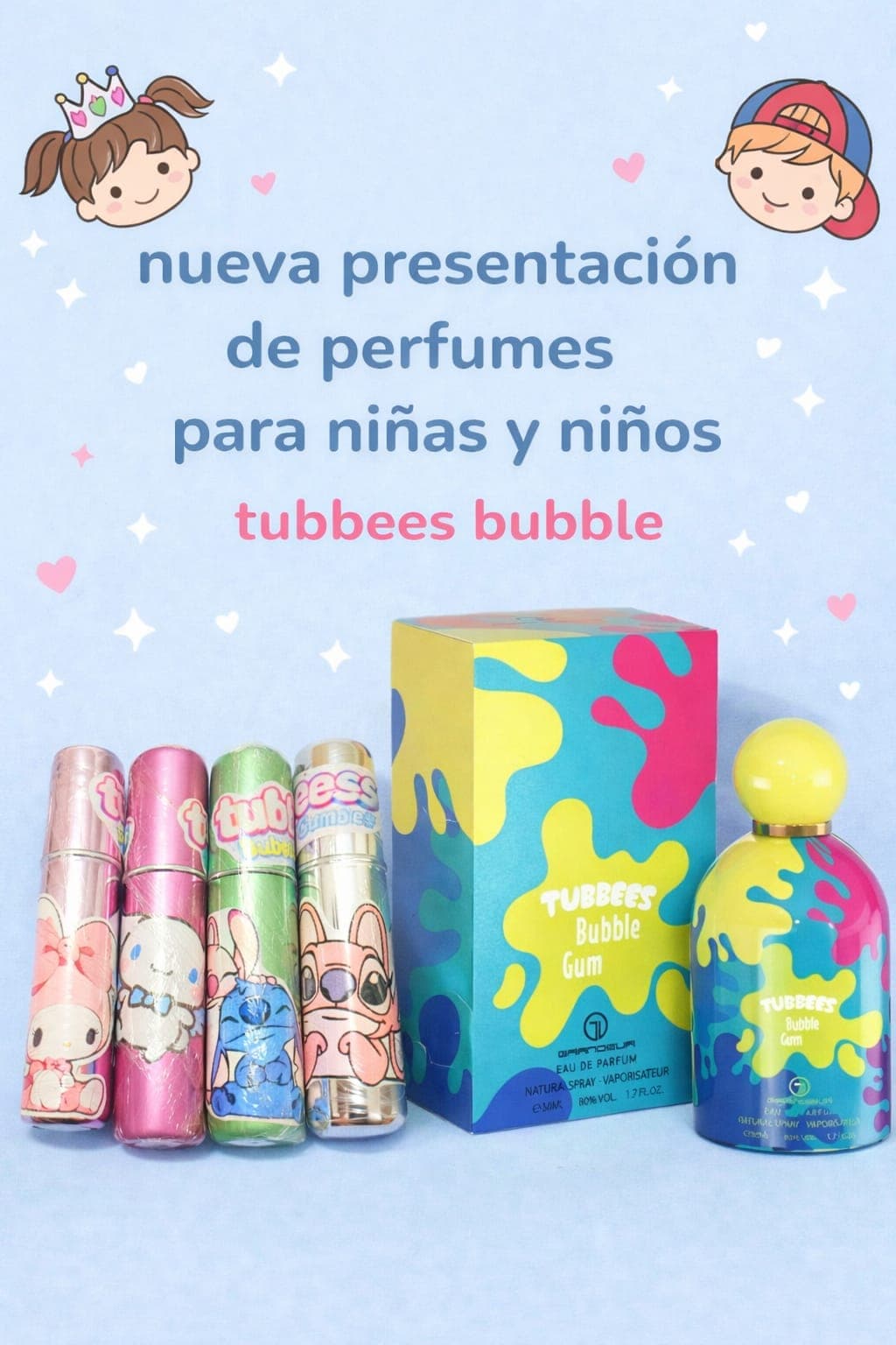 Perfume niña/niño Tubbees Bubble 5ml