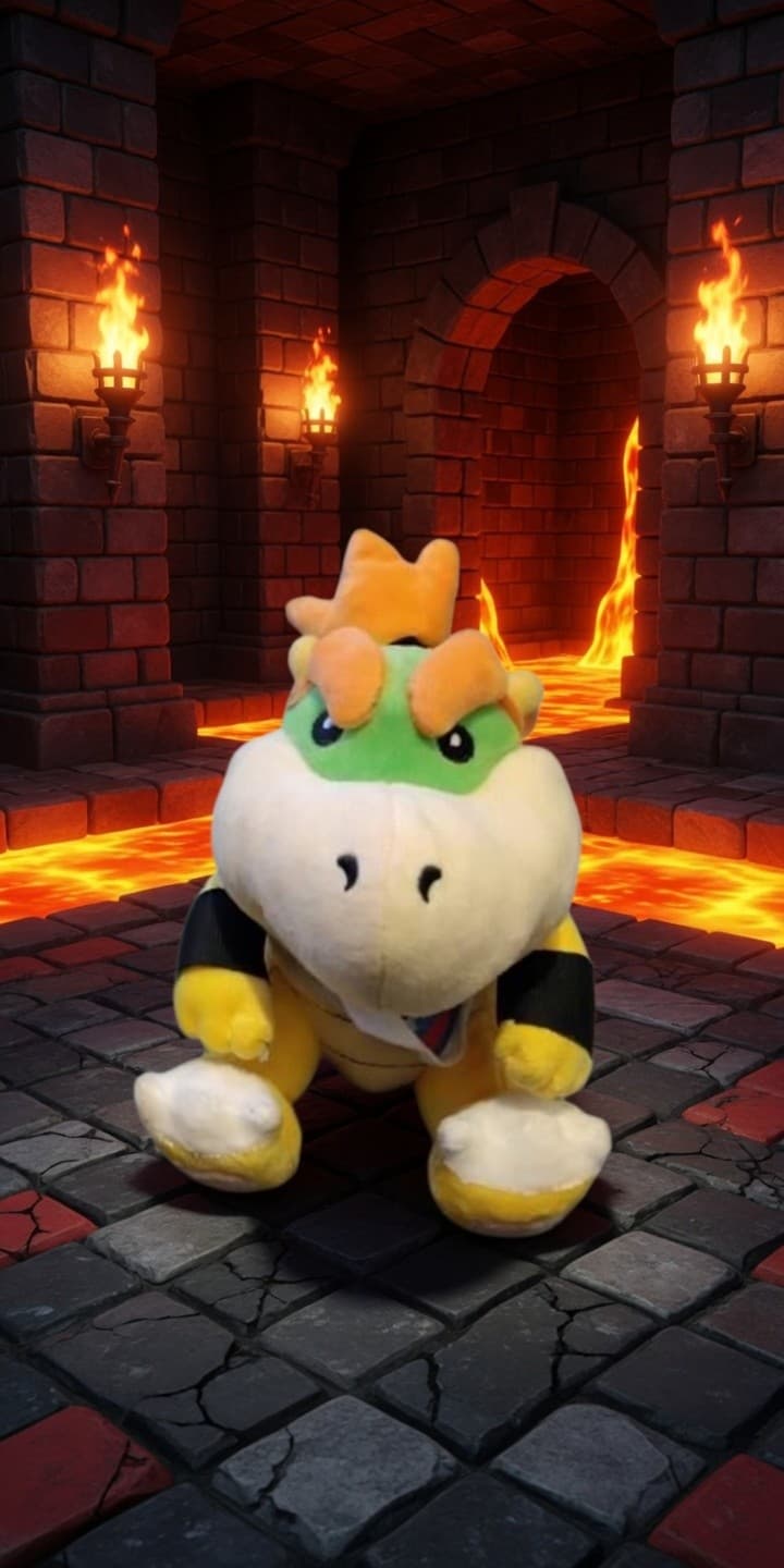 Peluche de Bowser Junior