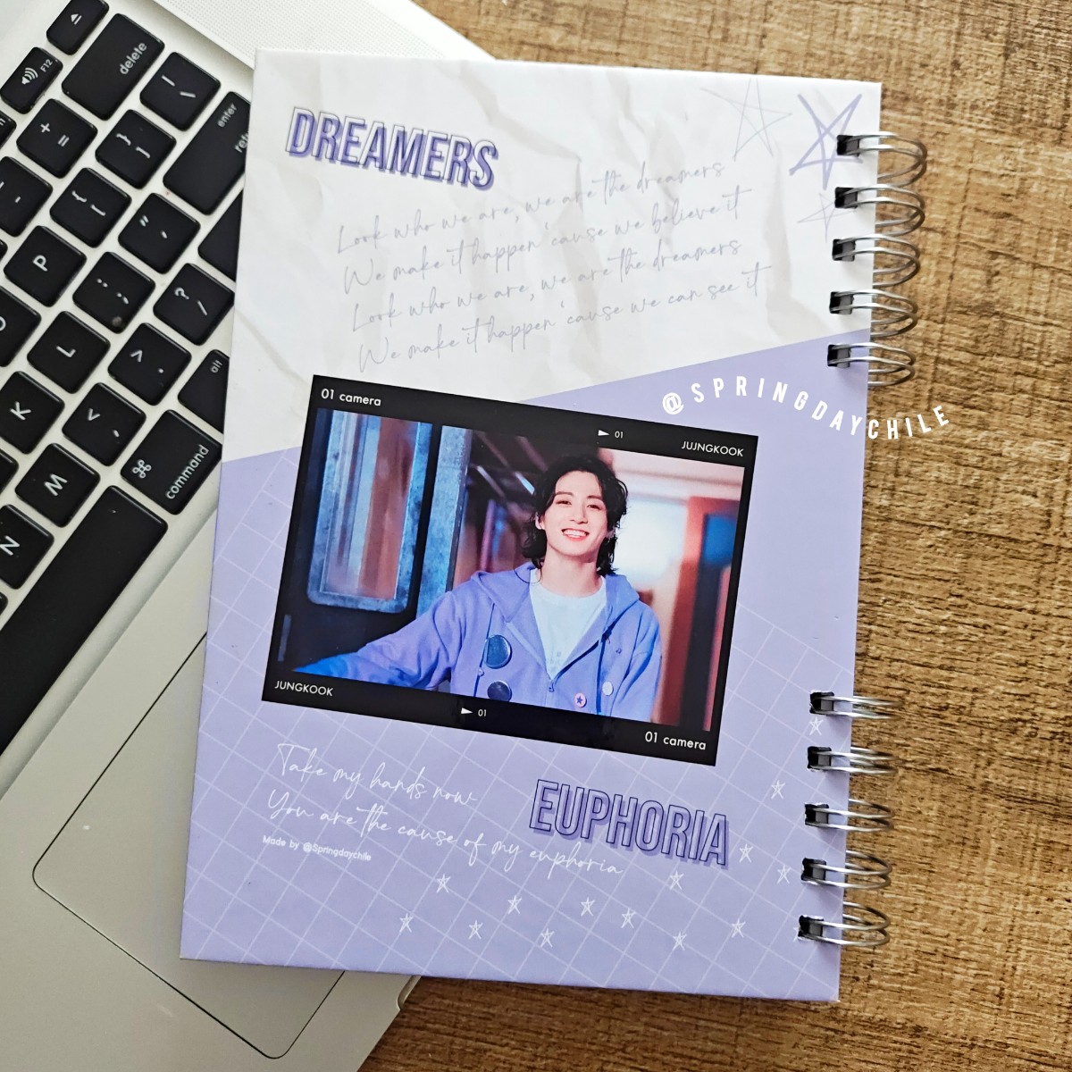 A5 Cuaderno Jungkook Purple 3