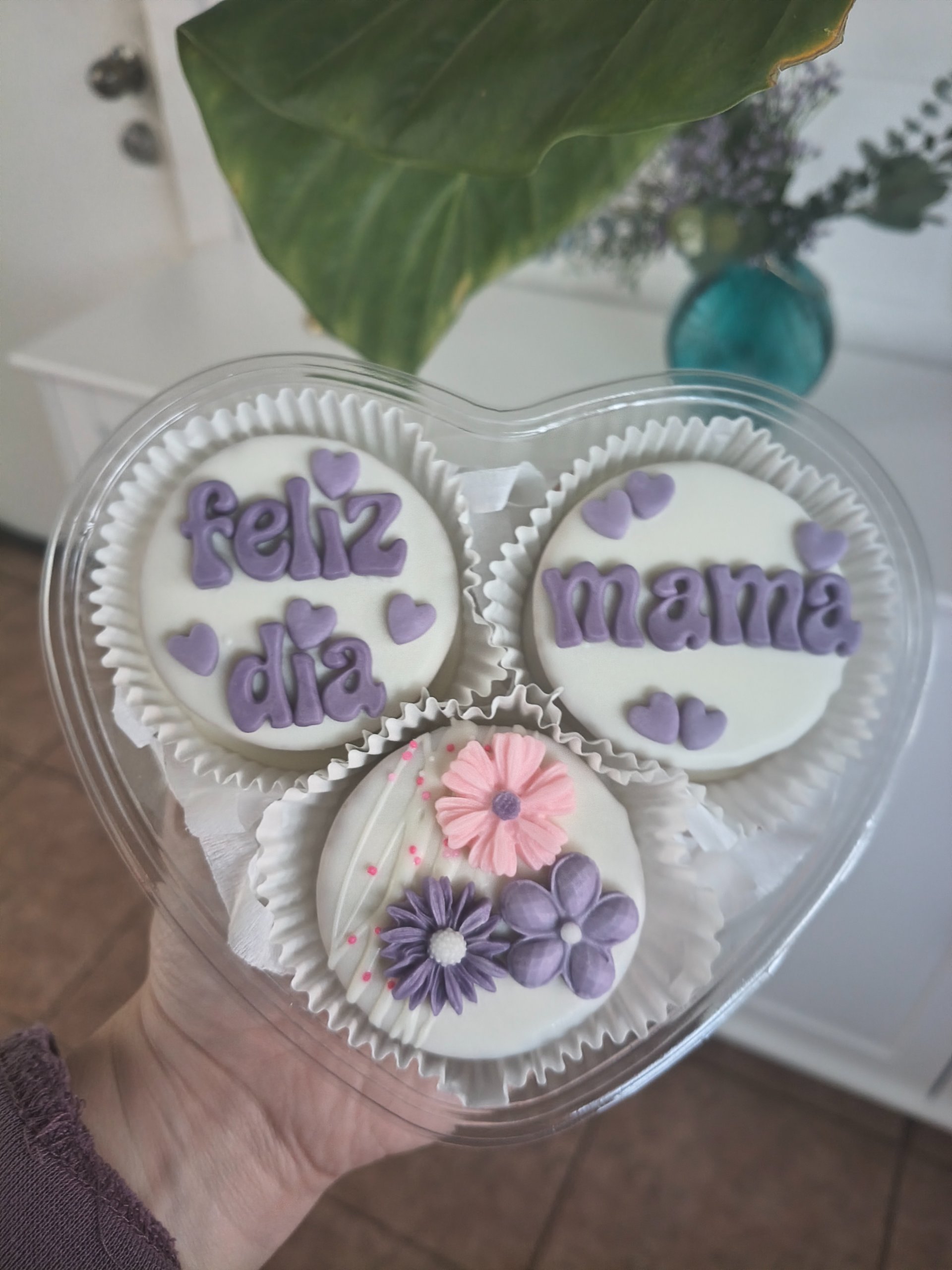 Caja corazón día de la mamá 
