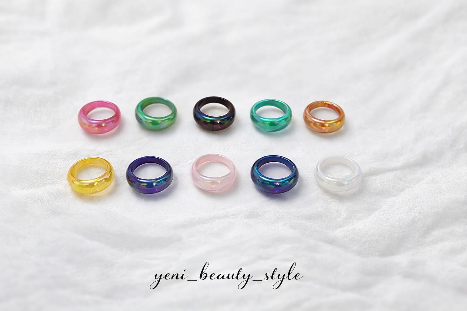 ✨ Anillos Acrílicos Brillantes ✨ 1