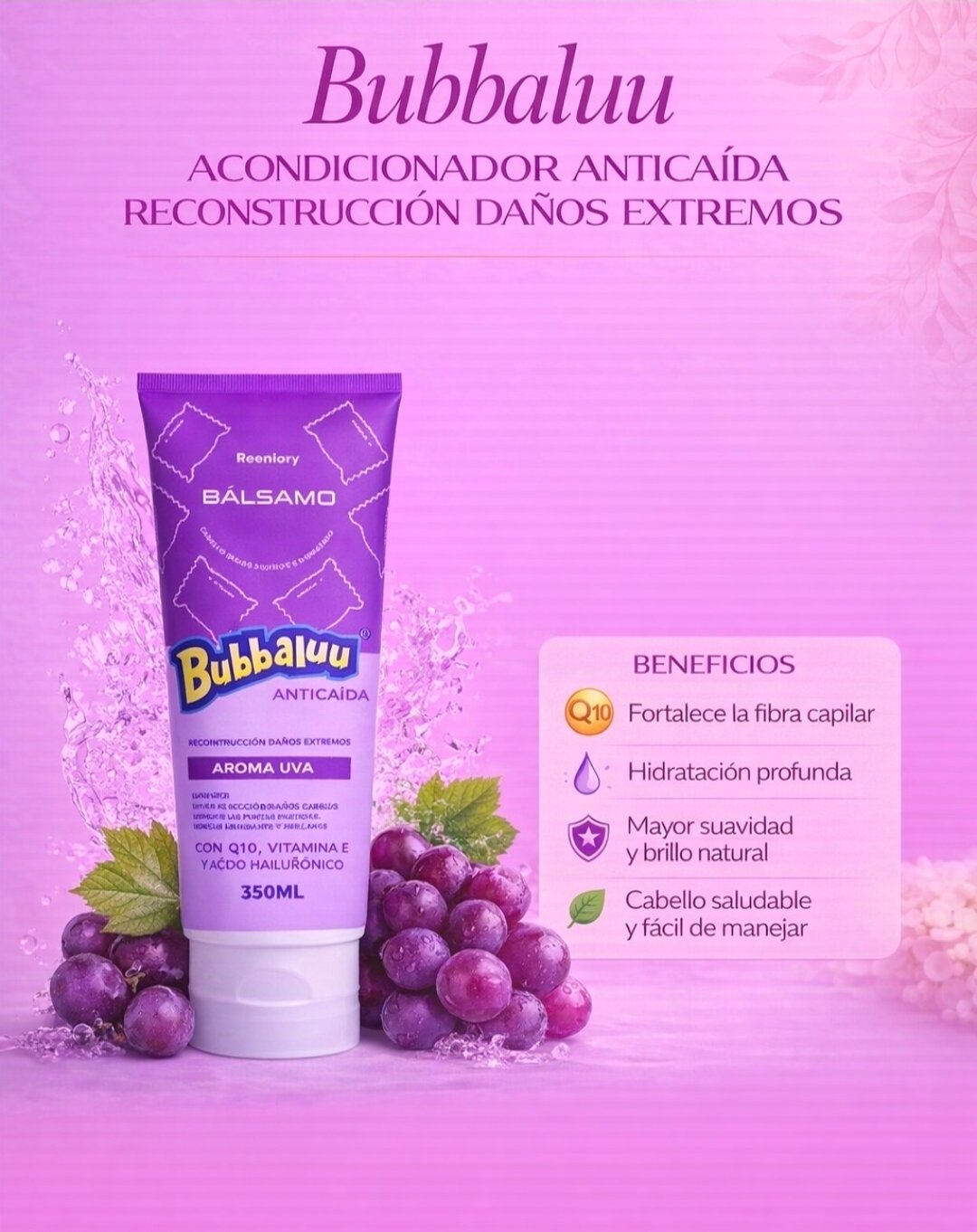 Bálsamo  anticaída uva.