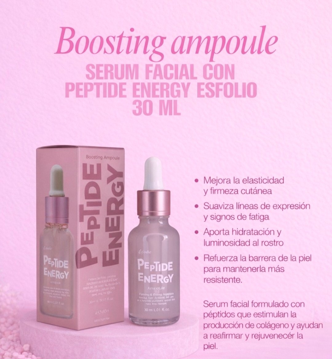 Serun facial con péptidos