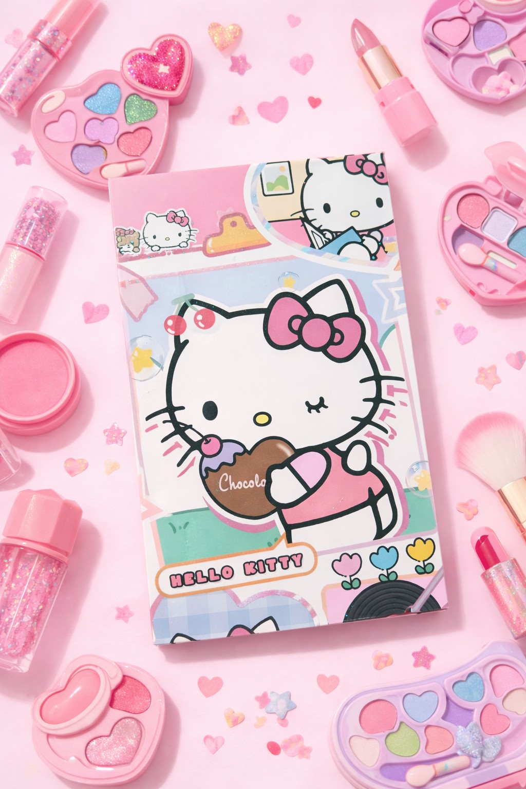Sombras de maquillaje de niñas Hello Kitty