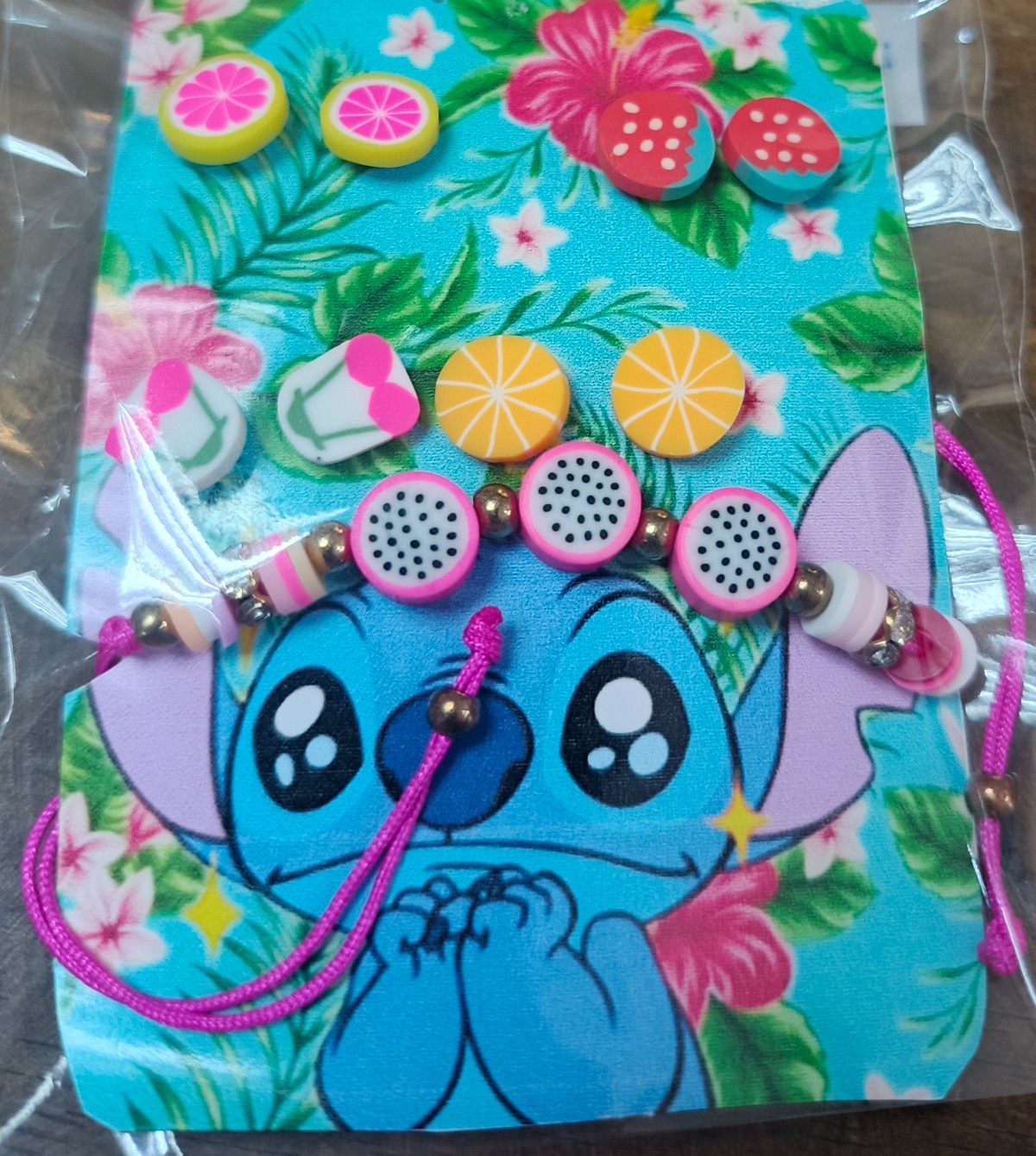 Pendientes y pulseras Stitch 