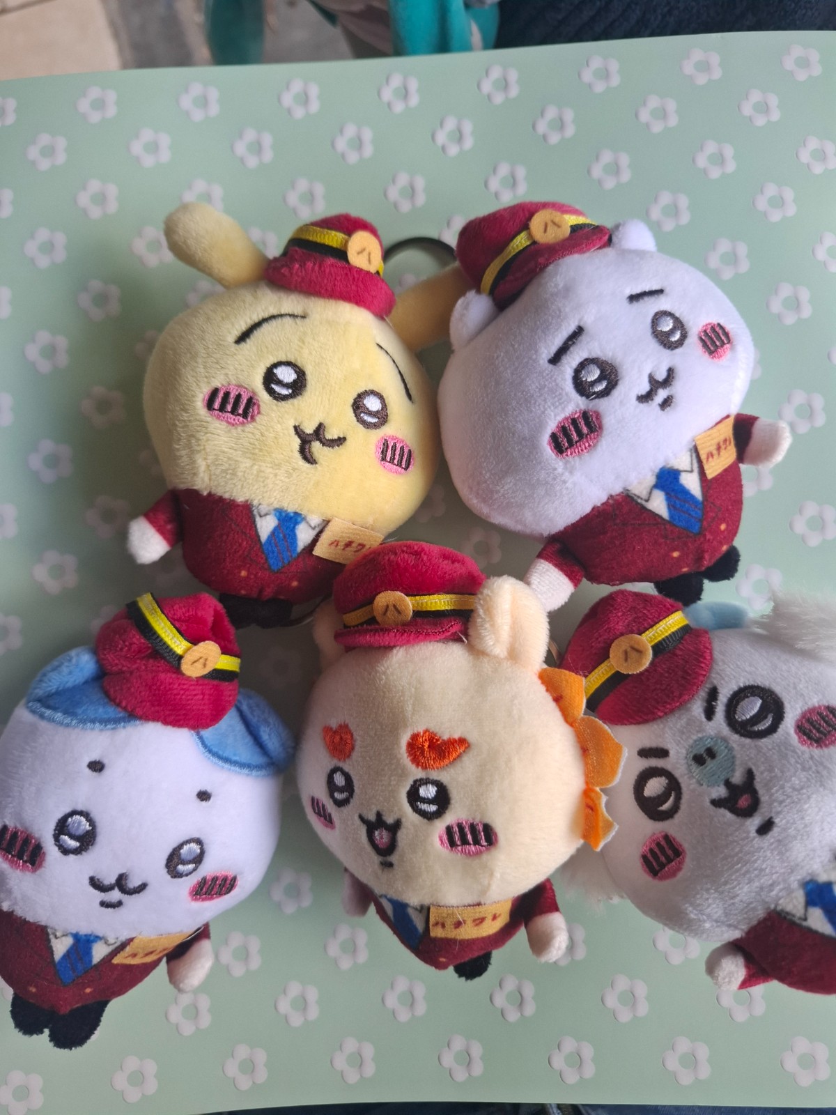 Llaveros Chiikawa tren 1