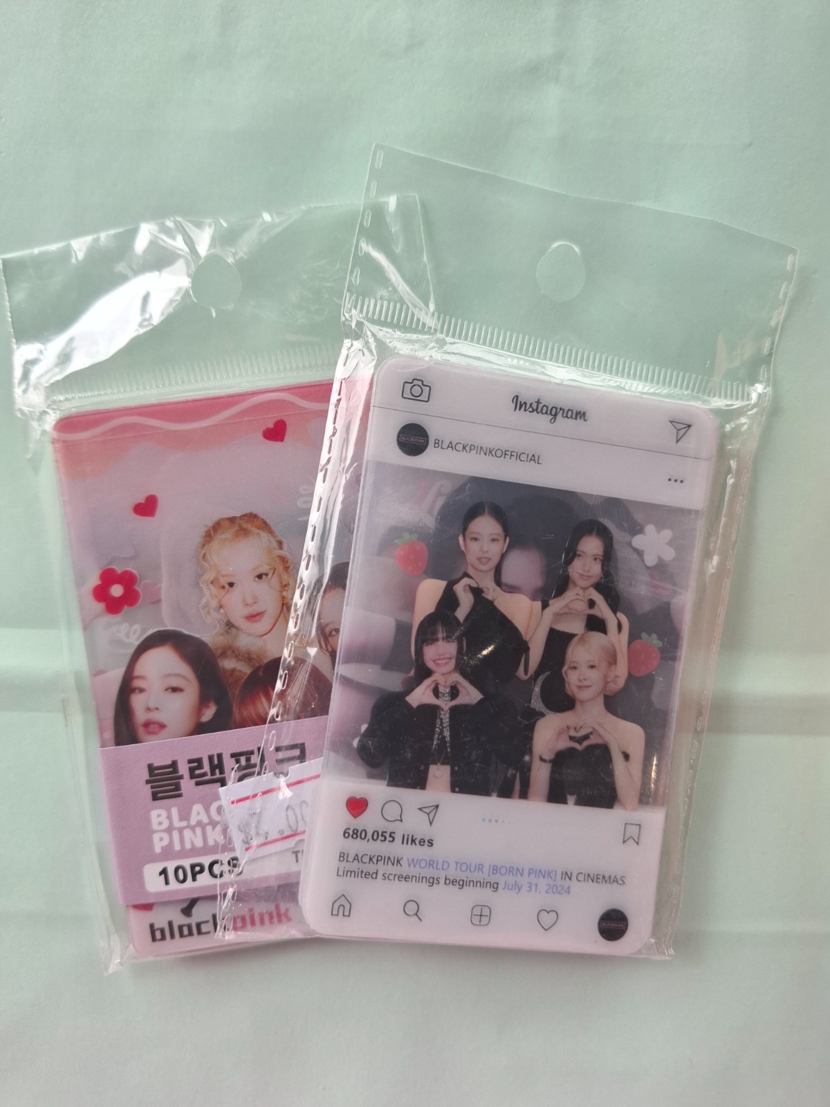 Pack Lomocard transparentes Blackpink 