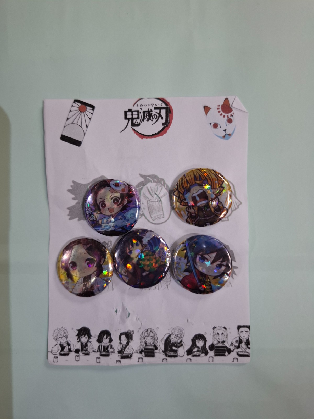 Chapitas Demon Slayer 1