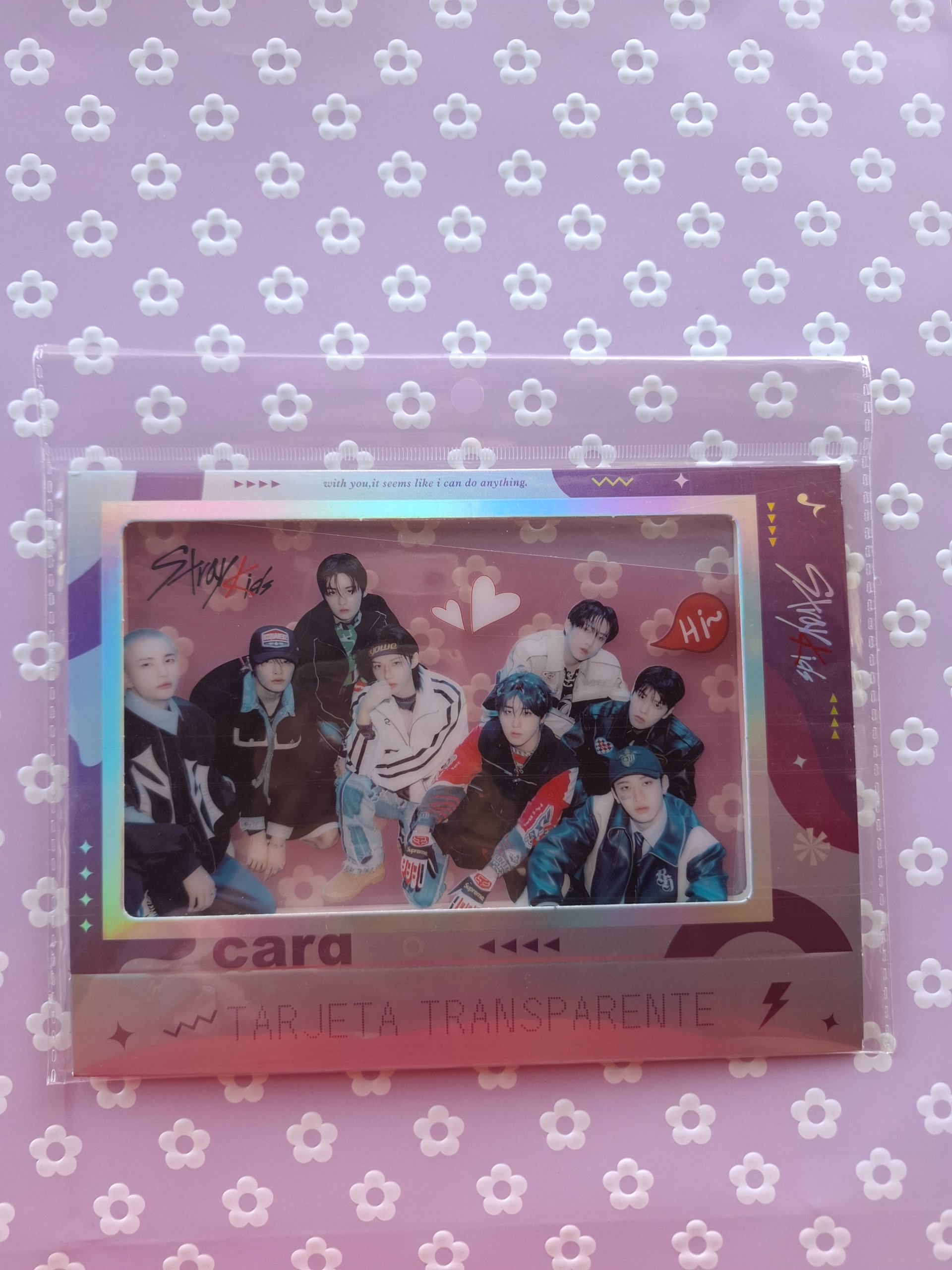 Lomocard Transparentes Gigante Straykids  1