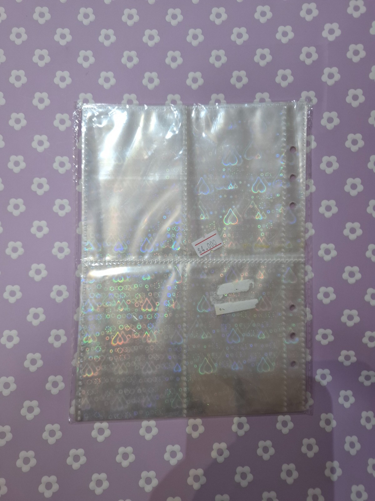 Pack 10 Hojas Corazones Binder