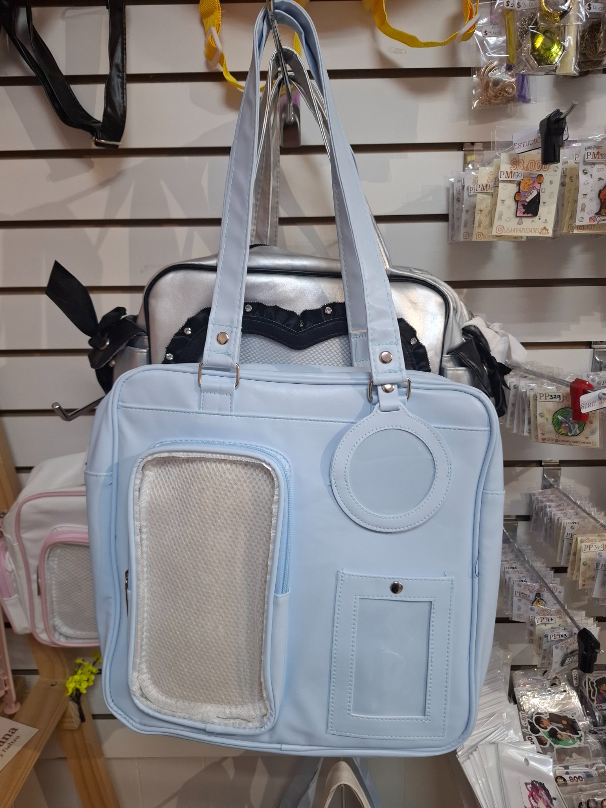 Bolso Largo Celeste