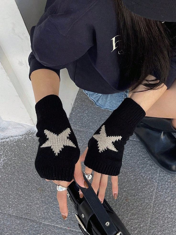 guantes estrella negros 1