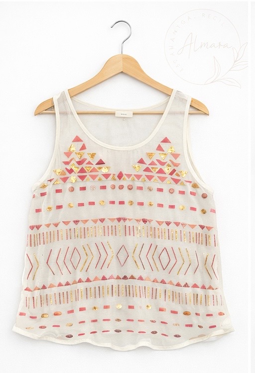 Polera lentejuelas 