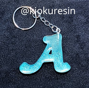 Llavero Art-Resin Letra