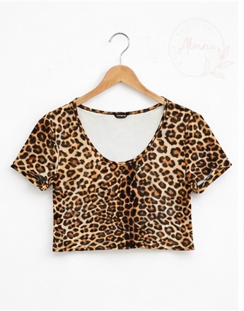 Polera animal print