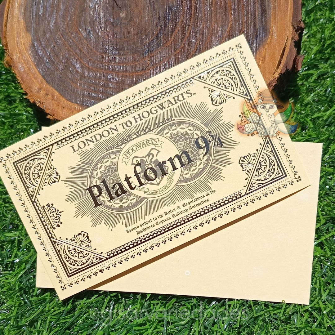 Boleto plataforma (Harry Potter)