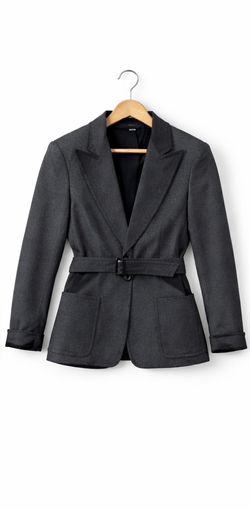 Blazer con cinturon 