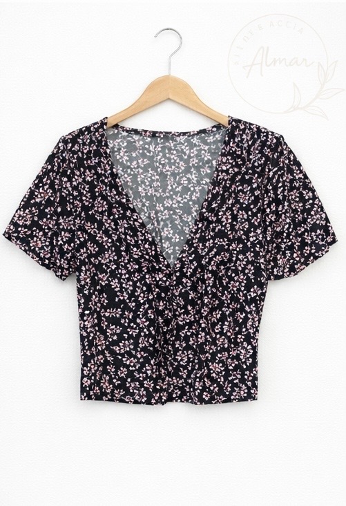 Polera floreada