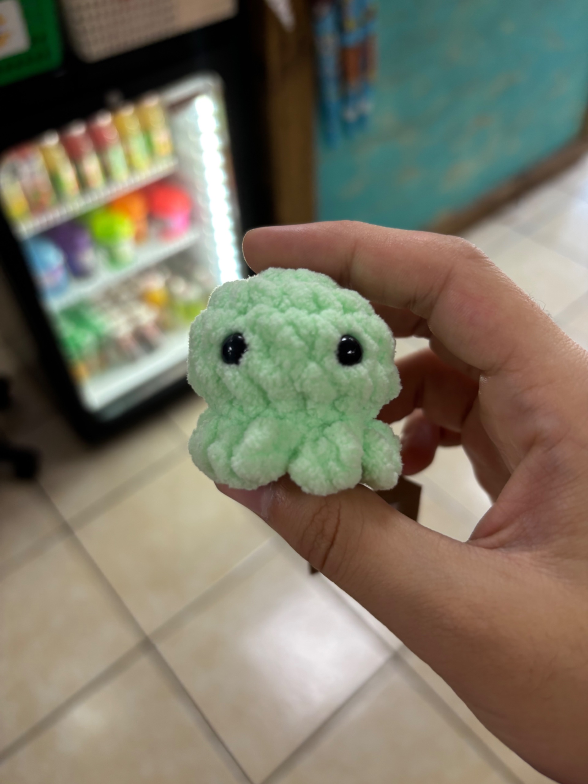 Pulpo verde agua