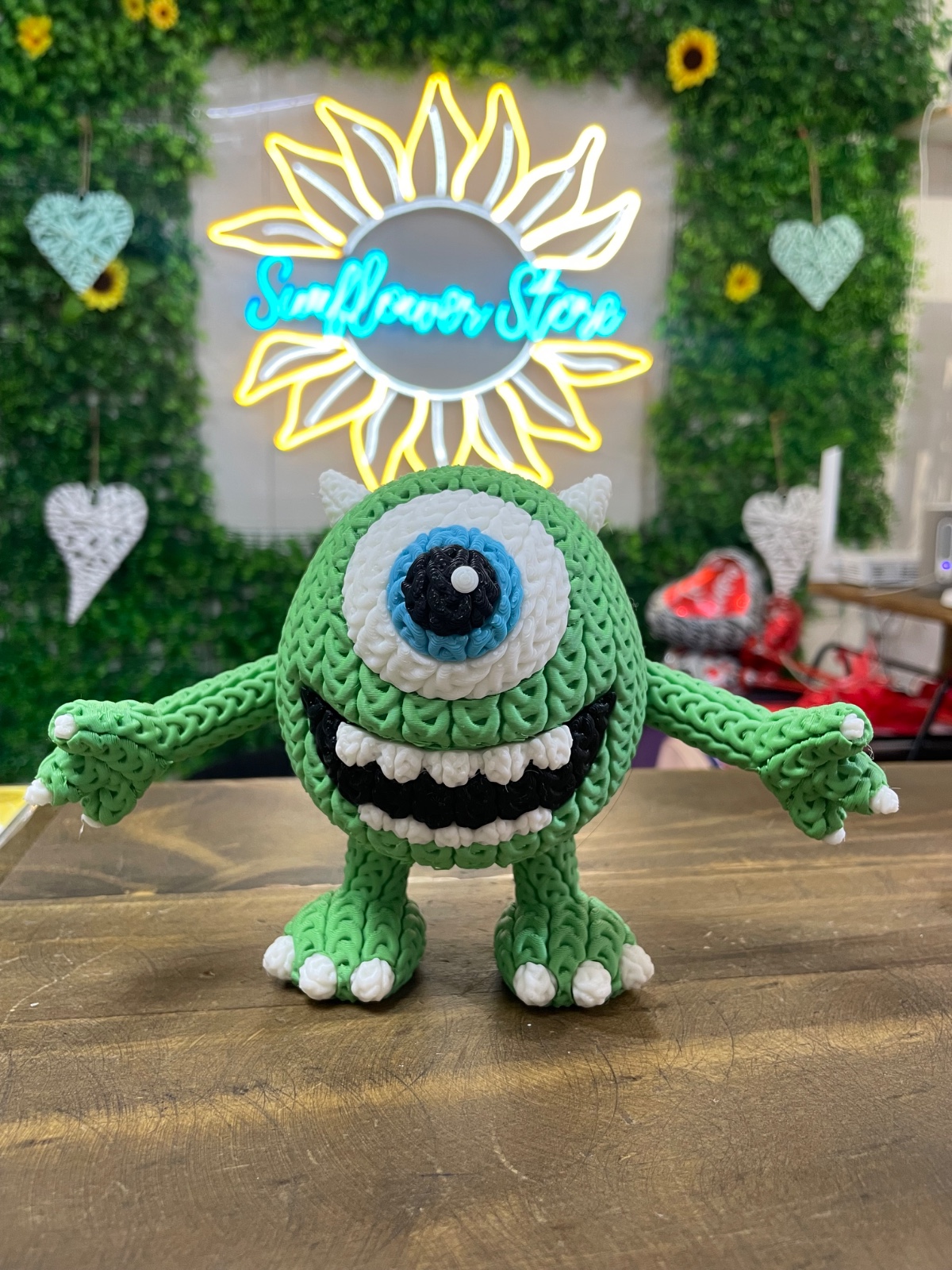 Mike Wazowski Diseño Tejido 1