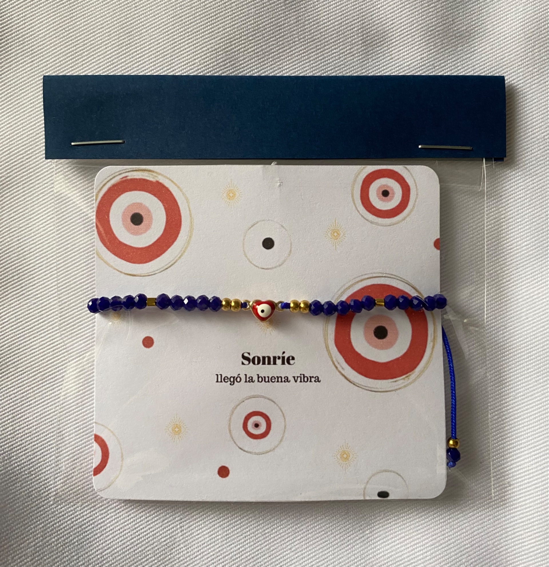 Pulsera ojo turco y cristales 