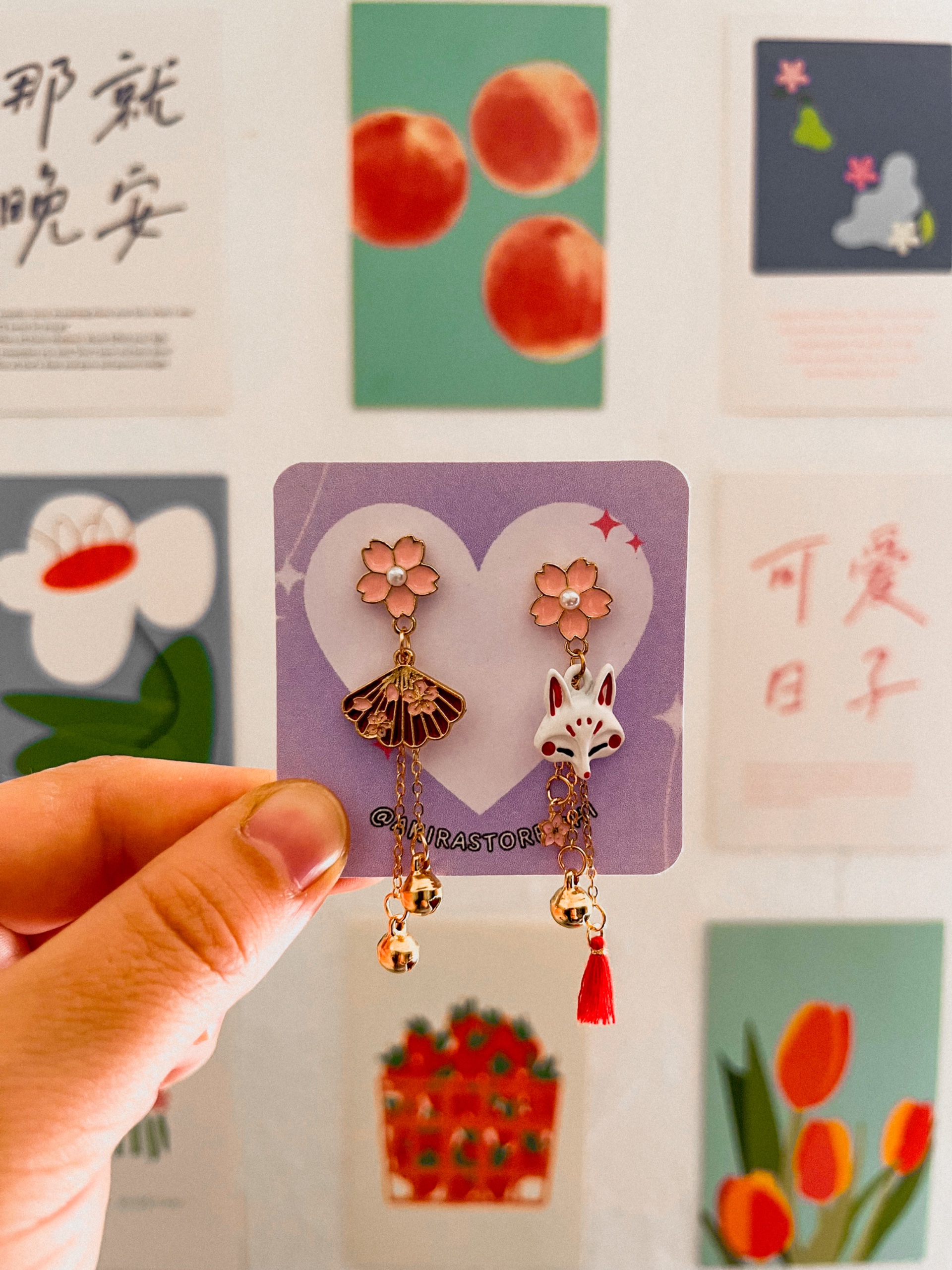 aros japoneses dorados 1