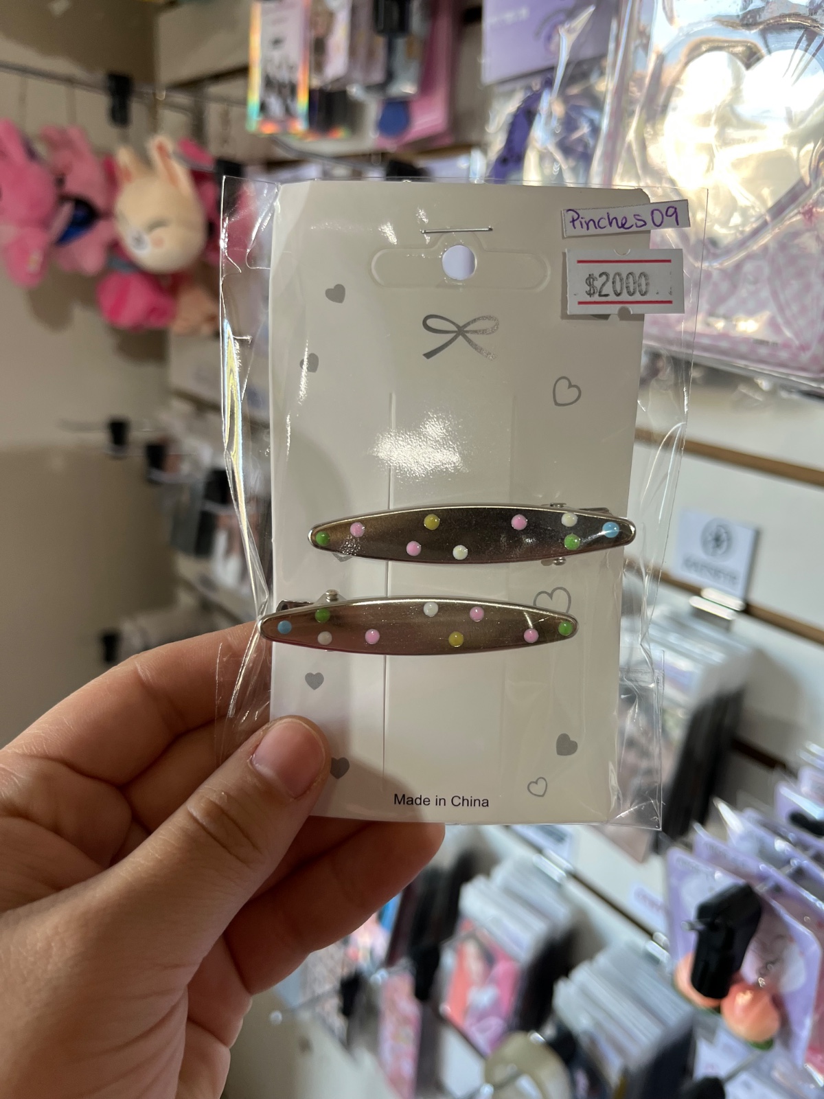 pinches plateados lisos 1