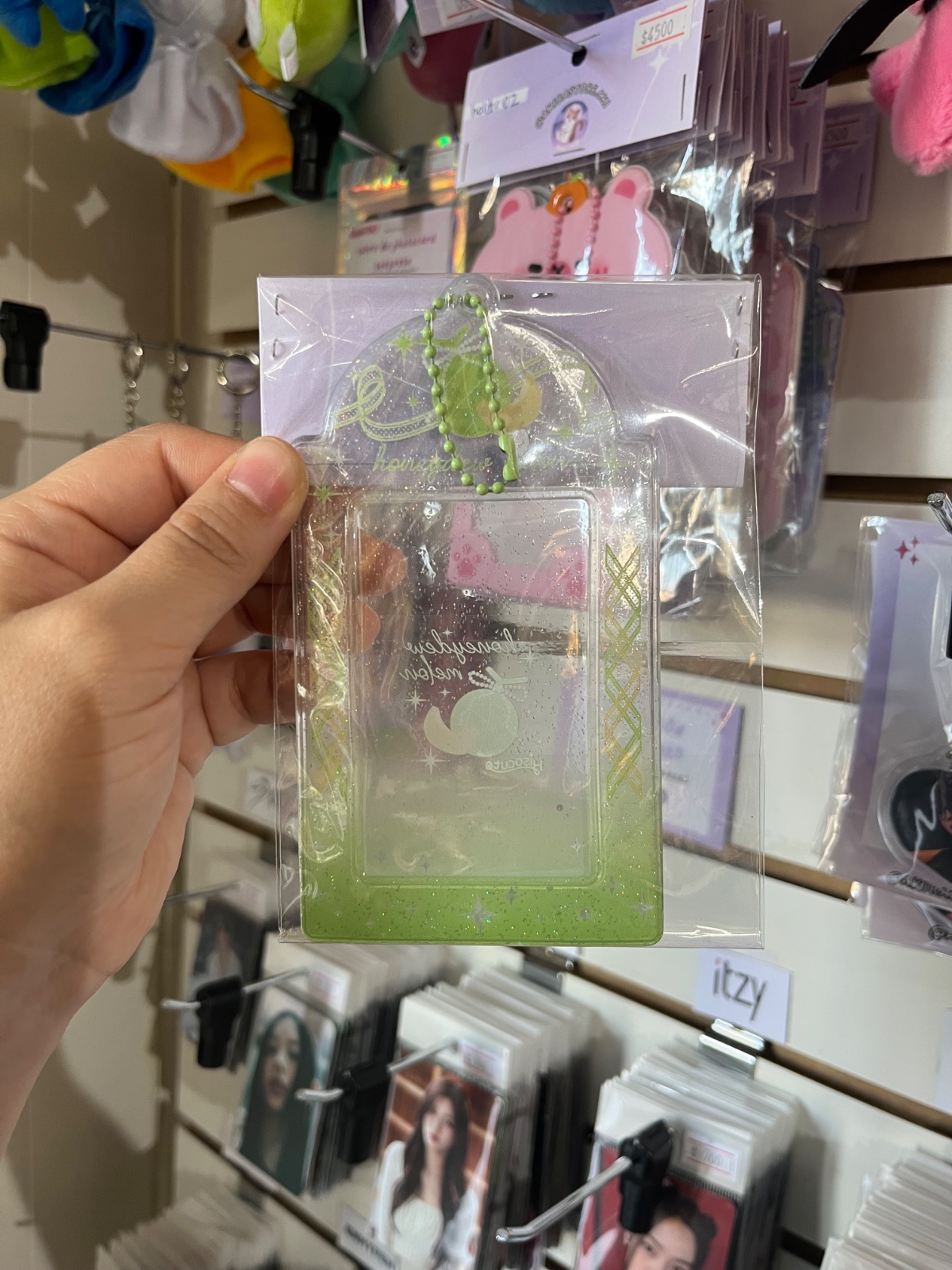 holder transparente verde 1