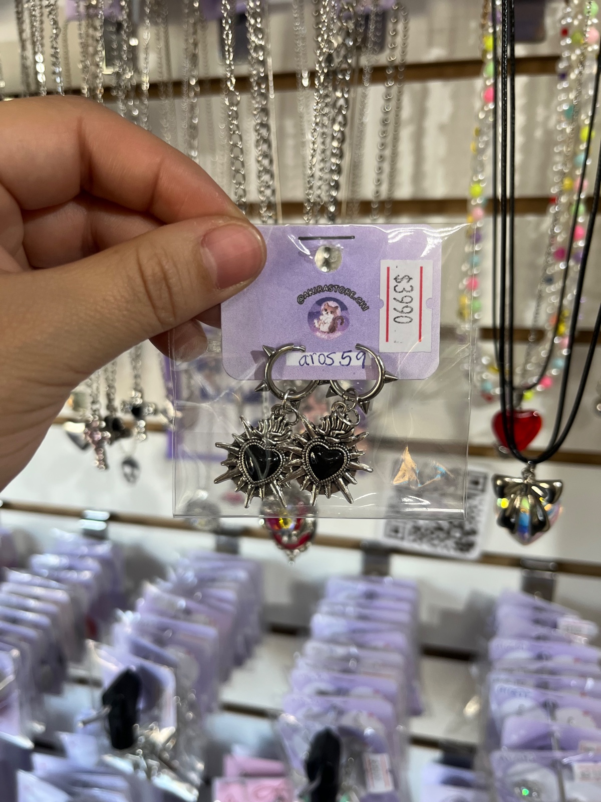 argolla corazón puntas