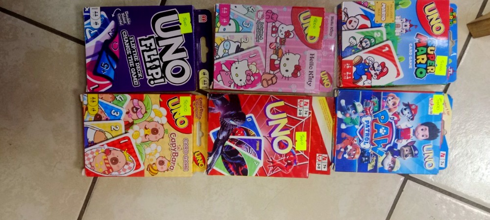 Cartas uno variedades  2